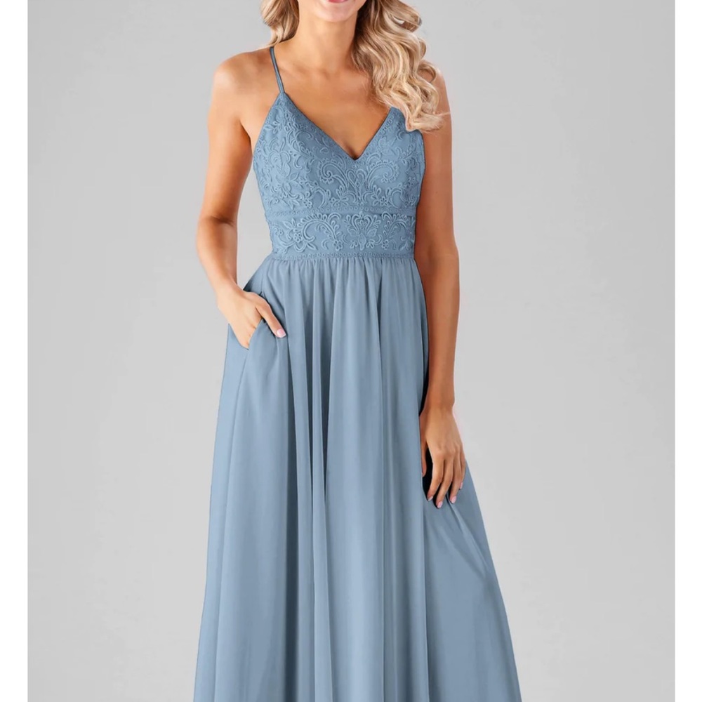 Kennedy Blue Bridesmaid dress worn once. Style Cameron with pockets.